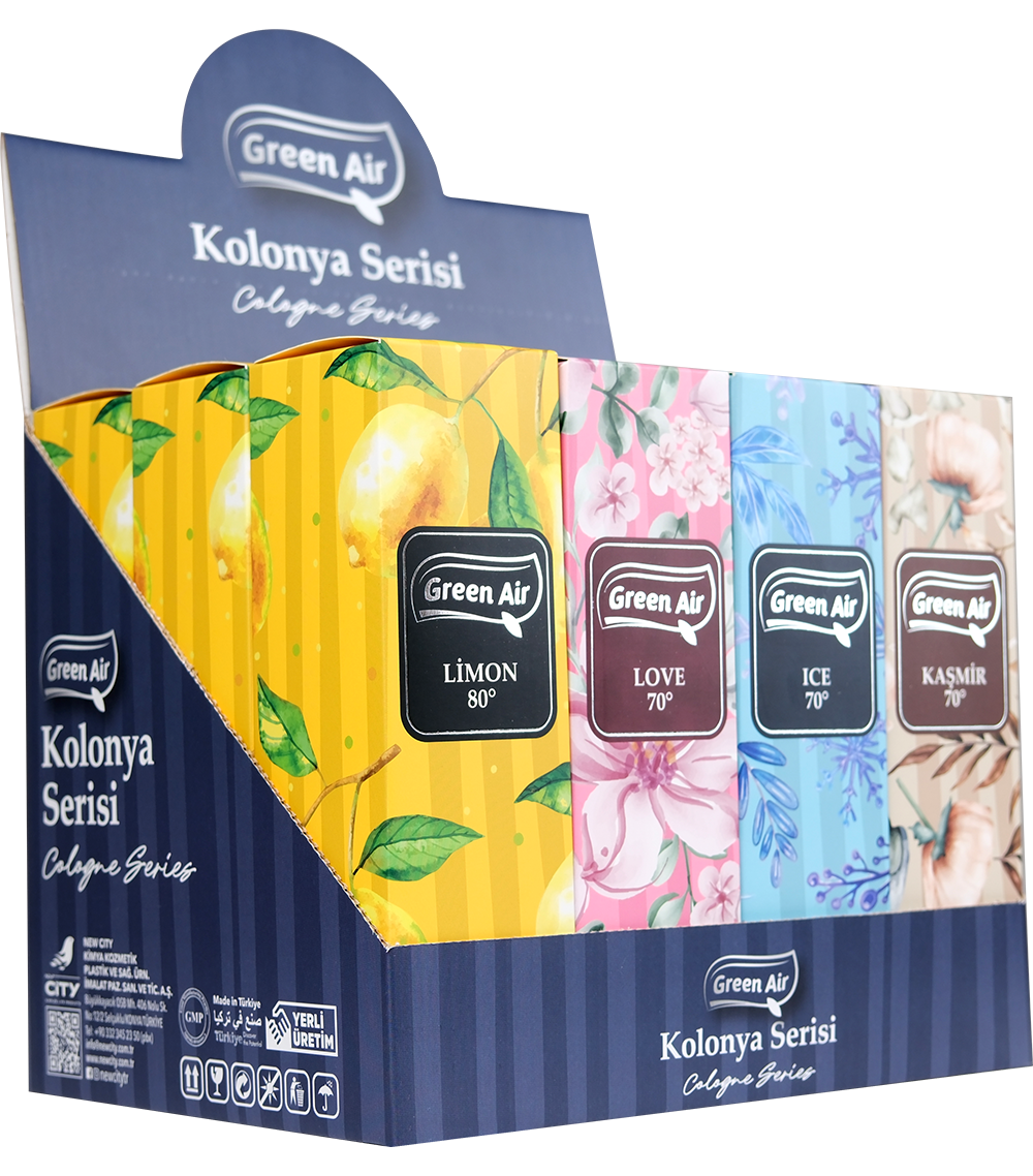 Kolonya Serisi Ürün Teşhir Standı